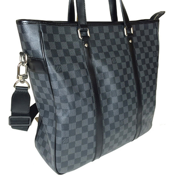 Louis Vuitton Damier Graphite Tadao Shoulder Bag - Picture 2 of 7
